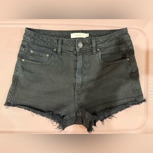 Aritzia Talula Black Jean Shorts